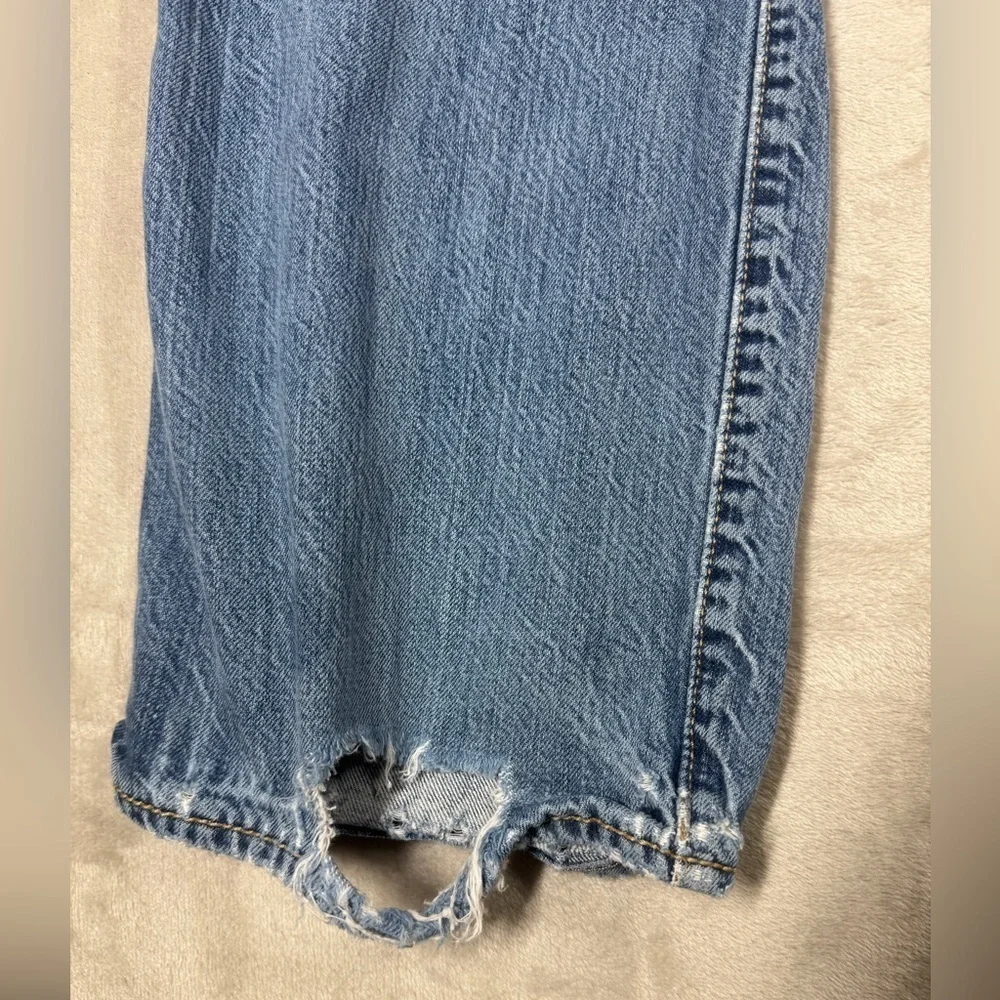 Levi’s Men’s 501 Original Fit Button Fly 100% Cotton Worn In Blue Jeans Size 38